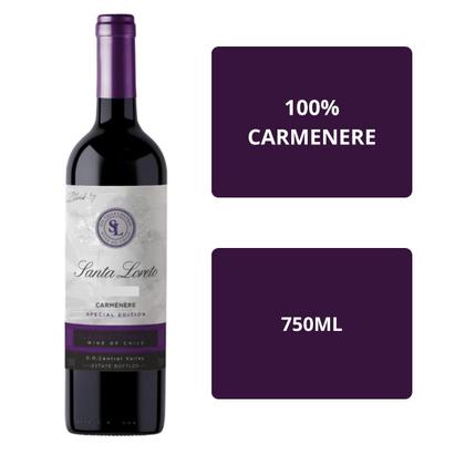 Imagem de Vinho Fino Tinto Chileno Santa Loreto Varietal Carmenere 750ml