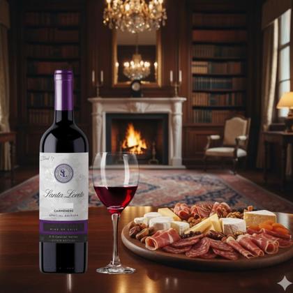 Imagem de Vinho Fino Tinto Chileno Santa Loreto Varietal Carmenere 750ml