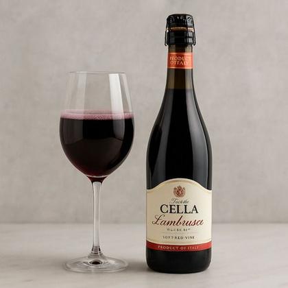 Imagem de Vinho Italiano Cella Lambrusco Dell'Emilia Rosso IGT 750ml