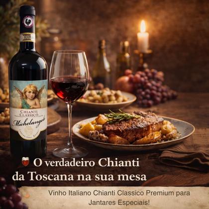 Imagem de Vinho Italiano Chianti Classico DOCG Michelangelo 750ml