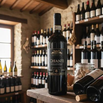 Imagem de Vinho Italiano - Chianti - Terra del Giglio - DOCG - Tinto - 750ml