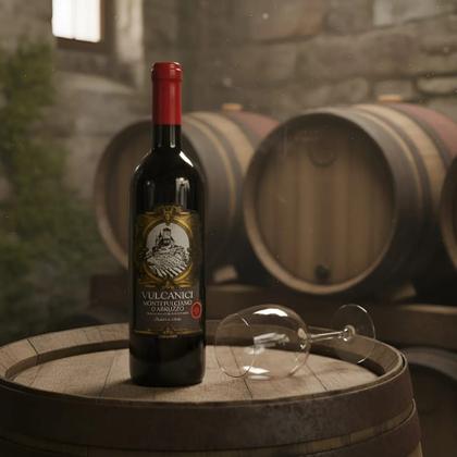 Vinho Italiano Vulcanici Montepulciano DAbruzzo Doc - 750ml