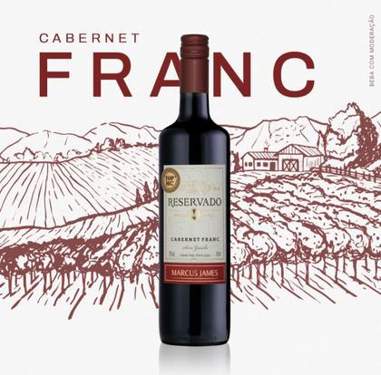 Imagem de Vinho Marcus James Reservado Tinto Seco Cabernet Franc 750ml