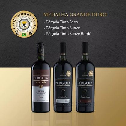 Imagem de Vinho Nacional Tinto Suave Pérgola Garrafa 750ML