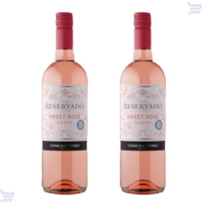 Imagem de Vinho Reservado Sweet Rose Suave Concha Y Toro Chileno 750ml
