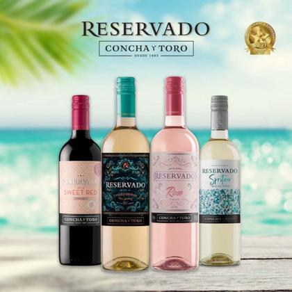 Imagem de Vinho Reservado Sweet Rose Suave Concha Y Toro Chileno 750ml
