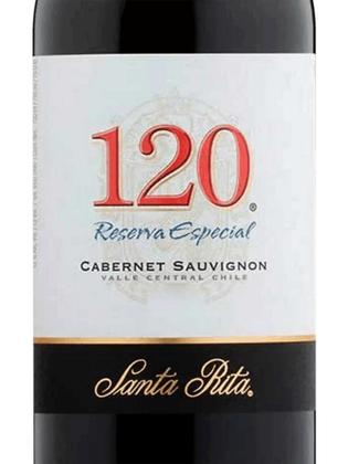 Imagem de Vinho Santa Rita 120 Chileno Tinto Seco Reserva Especial Cabernet Sauvignon 750ml