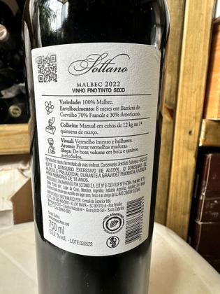 Imagem de Vinho Sottano Malbec