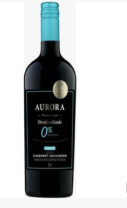 Imagem de Vinho Suave Sem Álcool Cabernet Sauvignon Adoçado 750ml Aurora