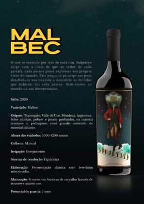 Imagem de Vinho Tinto Argentino Malbec Clássico Subjetivo 750 ml Mendoza