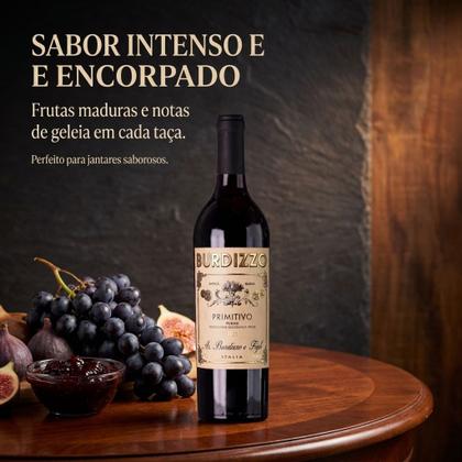 Imagem de Vinho Tinto Burdizzo Primitivo Puglia 750ml Italiano Frutas Vermelhas Especiarias
