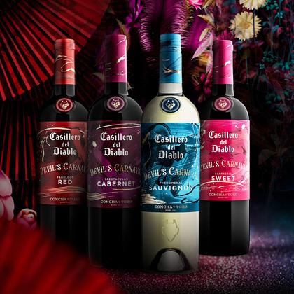 Imagem de Vinho Tinto Chileno Casillero del Diablo Devil's Carnaval Spectacular Cabernet 750ml