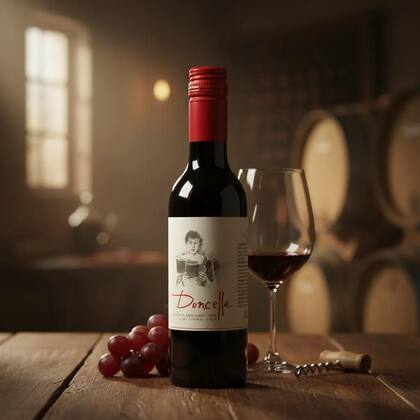 Imagem de Vinho Tinto Chileno Doncella Cabernet Sauvignon Mini 187ml