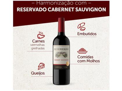Imagem de Vinho Tinto Concha y Toro Reservado Cabernet Sauvignon 750ml