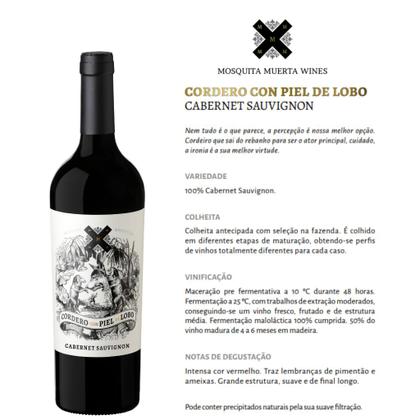 Imagem de Vinho Tinto Cordero Argentino Mosquita Muerta Con piel de lobo - Cabernet sauvignon 2024