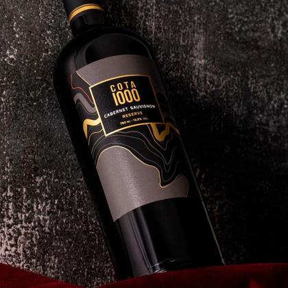 Imagem de Vinho Tinto Cota 1000 Reserva Cabernet Sauvignon  750ml  Elegante, Encorpado e Intenso