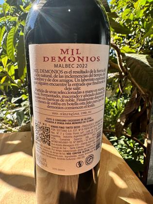 Imagem de Vinho Tinto Mil Demônios Malbec