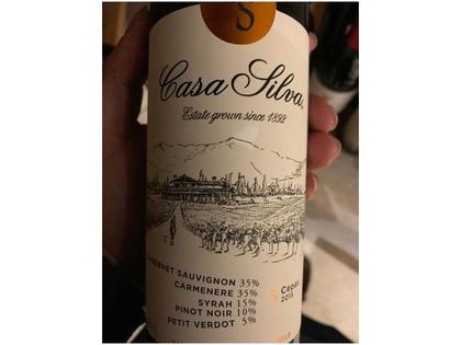 Vinho Tinto Seco Casa Silva Especialidades - 5 Cepas Chile 750ml Imagem de Vinho Tinto Seco Casa Silva Especialidades