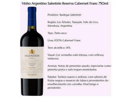 Imagem de Vinho Tinto Seco Salentein Reserva Argentina 750ml