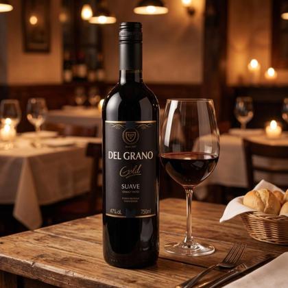 Imagem de Vinho Tinto Suave De Mesa Del Grano Gold 750ml