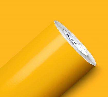 Imagem de Vinil adesivo lavavél cozinha 2Mx50cm Amarelo Ouro Adherent Contact