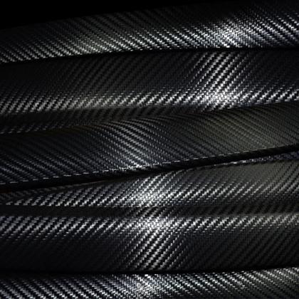 Imagem de Vinil Automotivo Fibra de Carbono Preto 4D Texturizado Premium para Envelopamento de Carros