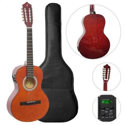 Imagem de Viola Caipira Eletrica Giannini Vs14 Eqns Natural Satin + Capa