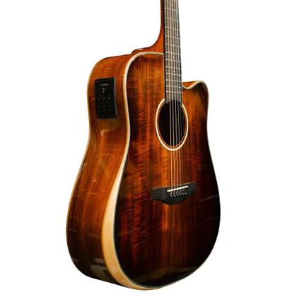 Imagem de Violão aço benson exd900 kb n - koa burst - folk - brilhante - fishman