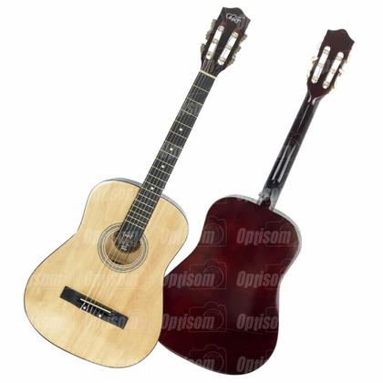 Imagem de Violão Acústico Marrom Clássico Nylon Mxt 38 Polegadas Com Tensor