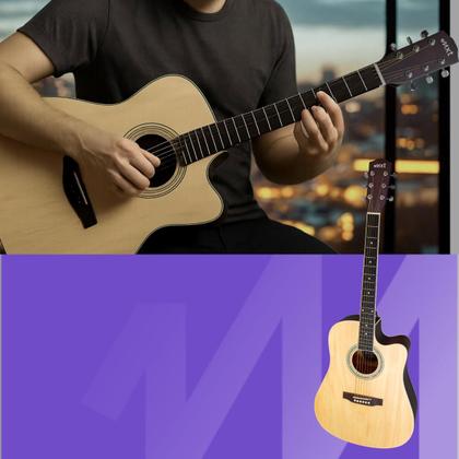 Imagem de Violão Acústico Mxt Qag41 Nt Natural Fosco