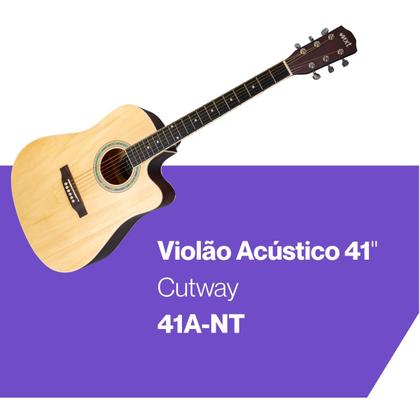 Imagem de Violão Acústico Mxt Qag41 Nt Natural Fosco