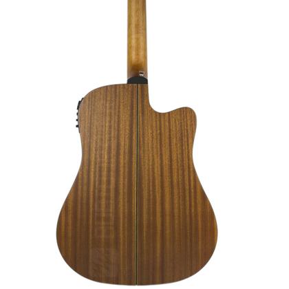 Imagem de Violão Canhoto Strinberg Folk Elétrico Cordas Aço SD200C Natural Satin Fosco Violao Para Canhoteiro