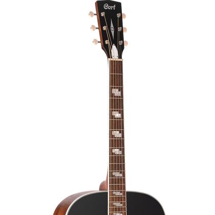 Imagem de Violão Elétrico Jumbo Cort CJ RETRO VBM Preto com Bag e Pré Fishman