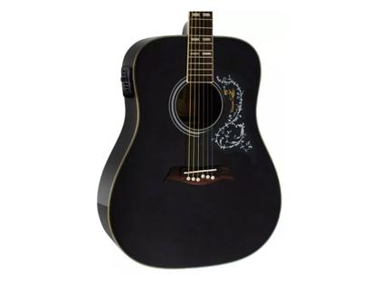 Violão Elétrico MICHAEL Galaxy Folk VM925DT BK (Preto