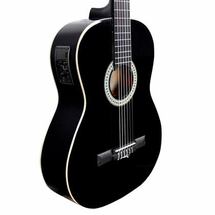 Imagem de Violao Eletrico Nylon Classico Giannini N14 EQ BK Black Original