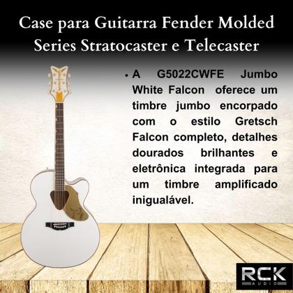 Imagem de Violão Eletroacústico Gretsch G5022CWFE Jumbo White Falcon