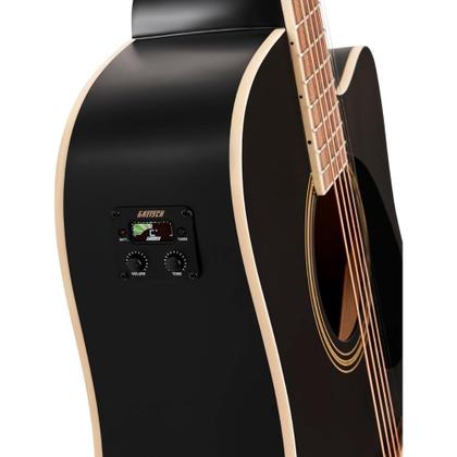 Imagem de Violão Eletroacústico Gretsch Prelude D100CE Preto com Cutaway