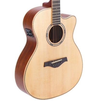 Imagem de Violão Eletroacústico PHX Anatômico White AH-106NS-40