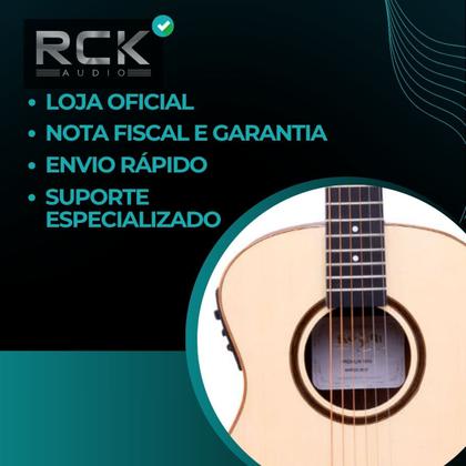 Imagem de Violão Eletroacústico Rozini RX120.FPP.N.LP Premium Mini EQ Fishman Presys +