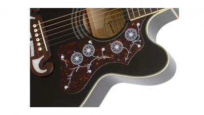 Violão Epiphone EJ200 SCE Gold Black 10030068 - Violão - Magazine