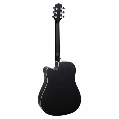 Imagem de Violao giannini gdc-1 ceq sbk eletroacustico folk cutaway satin black