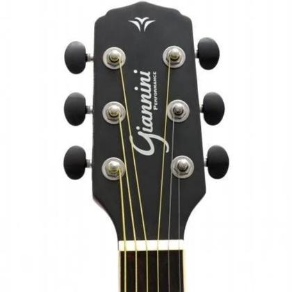 Imagem de Violao giannini gf-1d ceq hb folk cutaway eletroacustico honey burst