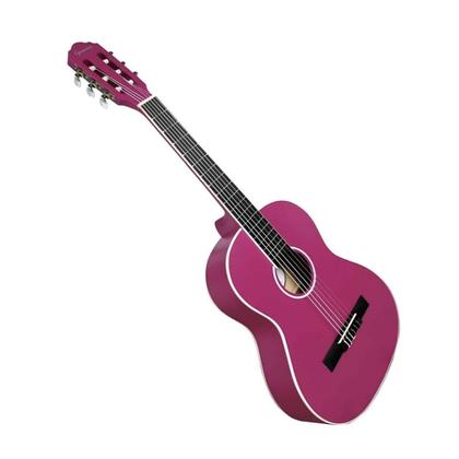 Imagem de Violao giannini n6 pks 3/4 start nailon acustico cor pink satin pks