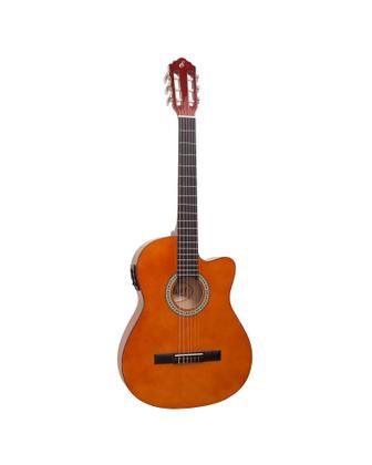 Imagem de Violao Giannini Nylon Natural Flat Elétrico com Afinador NF14CEQN Com Bag Almofadado