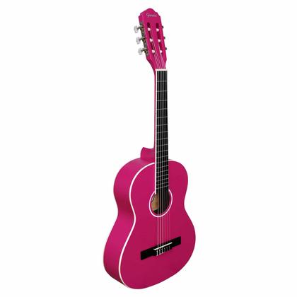 Imagem de Violão giannini start acústico 3/4 n-6 pink satin pks c/ capa