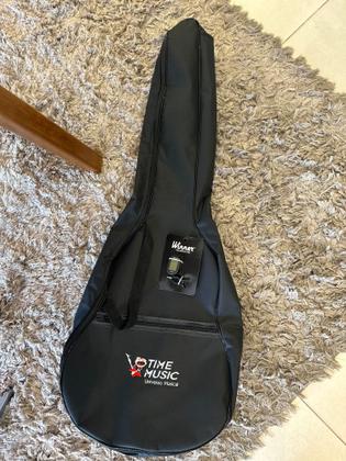 Imagem de Violão myth acústico nylon 39 sb mt39 preto + capa e afinador