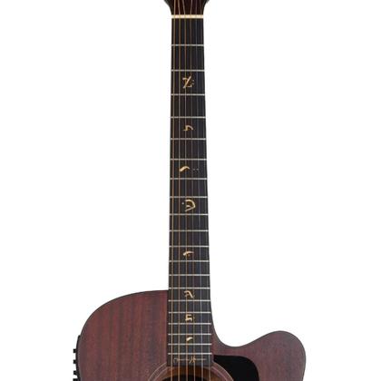 Imagem de Violao tagima folk cutaway eq aco t/ sapele b/s sapele juninho afram dkmop dark mahogany open pore
