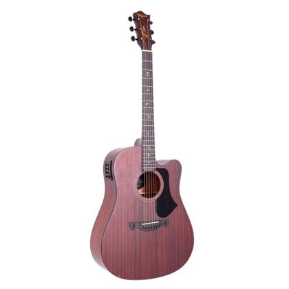 Imagem de Violao tagima folk cutaway eq aco t/ sapele b/s sapele juninho afram dkmop dark mahogany open pore