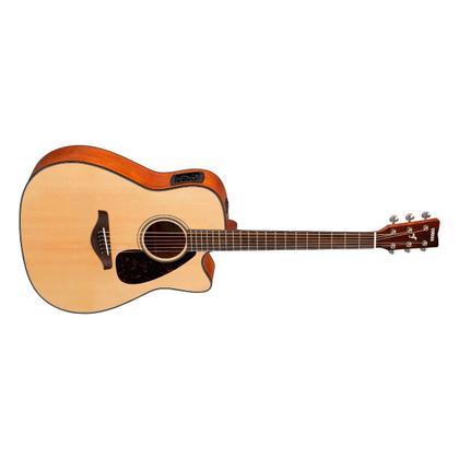 Violão Yamaha Eletroacústico Aço FGX800C/02 Natural FGX-800