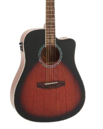 Imagem de Violão Zellmer eletroacústico Heritage Brownburst fosco